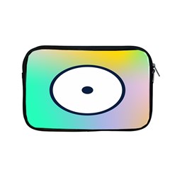 Illustrated Circle Round Polka Rainbow Apple MacBook Pro 13  Zipper Case
