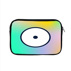 Illustrated Circle Round Polka Rainbow Apple MacBook Pro 15  Zipper Case