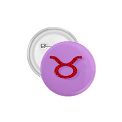 Illustrated Zodiac Purple Red Star Polka Circle 1 75  Buttons