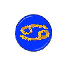 Illustrated 69 Blue Yellow Star Zodiac Hat Clip Ball Marker (10 Pack) by Mariart