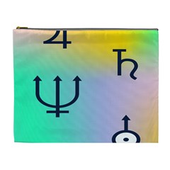 Illustrated Zodiac Star Cosmetic Bag (xl) by Mariart