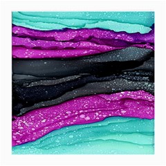 Green Pink Purple Black Stone Medium Glasses Cloth by Mariart