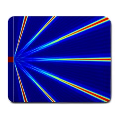 Light Neon Blue Large Mousepads by Mariart