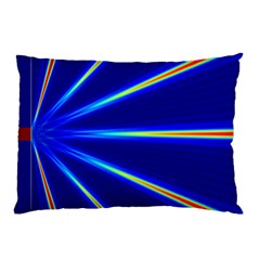 Light Neon Blue Pillow Case (two Sides)