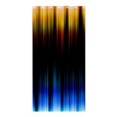 Light Orange Blue Shower Curtain 36  X 72  (stall)  by Mariart