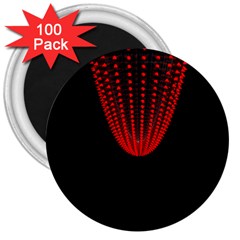 Normal Field Of An Elliptic Paraboloid Red 3  Magnets (100 Pack)