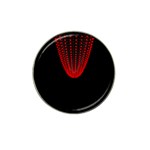 Normal Field Of An Elliptic Paraboloid Red Hat Clip Ball Marker (10 pack) Front