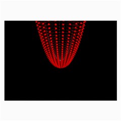 Normal Field Of An Elliptic Paraboloid Red Large Glasses Cloth by Mariart