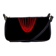 Normal Field Of An Elliptic Paraboloid Red Shoulder Clutch Bags by Mariart