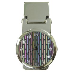 Pencil Stationery Rainbow Vertical Color Money Clip Watches