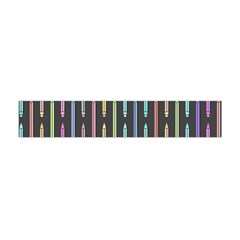 Pencil Stationery Rainbow Vertical Color Flano Scarf (mini) by Mariart