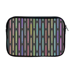 Pencil Stationery Rainbow Vertical Color Apple Macbook Pro 17  Zipper Case by Mariart