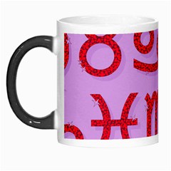 Illustrated Zodiac Red Purple Star Morph Mugs by Mariart