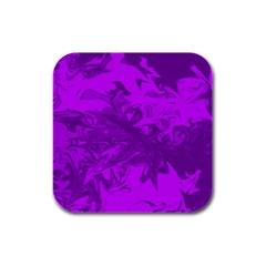 Colors Rubber Square Coaster (4 Pack)  by Valentinaart