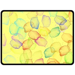 Watercolors On A Yellow Background               Plate Mat
