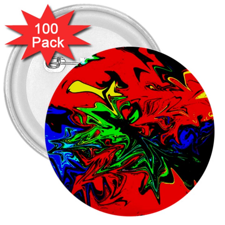 Colors 3  Buttons (100 pack) 