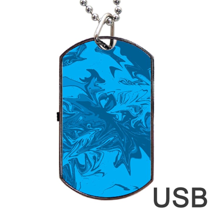 Colors Dog Tag USB Flash (Two Sides)