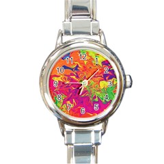 Colors Round Italian Charm Watch