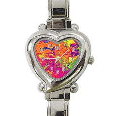 Colors Heart Italian Charm Watch