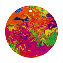 Colors Round Ornament (Two Sides)