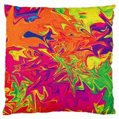 Colors Large Flano Cushion Case (Two Sides)