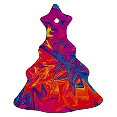 Colors Ornament (christmas Tree)  by Valentinaart