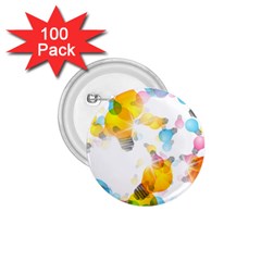 Lamp Color Rainbow Light 1 75  Buttons (100 Pack)  by Mariart