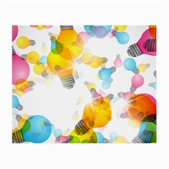 Lamp Color Rainbow Light Small Glasses Cloth (2-side) by Mariart