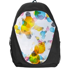 Lamp Color Rainbow Light Backpack Bag by Mariart