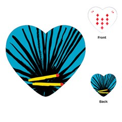 Match Cover Matches Playing Cards (heart)  by Mariart