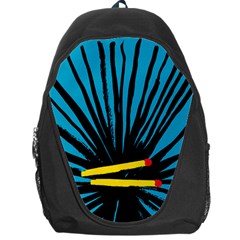 Match Cover Matches Backpack Bag by Mariart