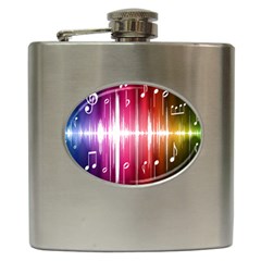 Music Data Science Line Hip Flask (6 Oz)