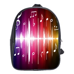 Music Data Science Line School Bags(large) 