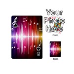 Music Data Science Line Playing Cards 54 (Mini)  Front - Club9