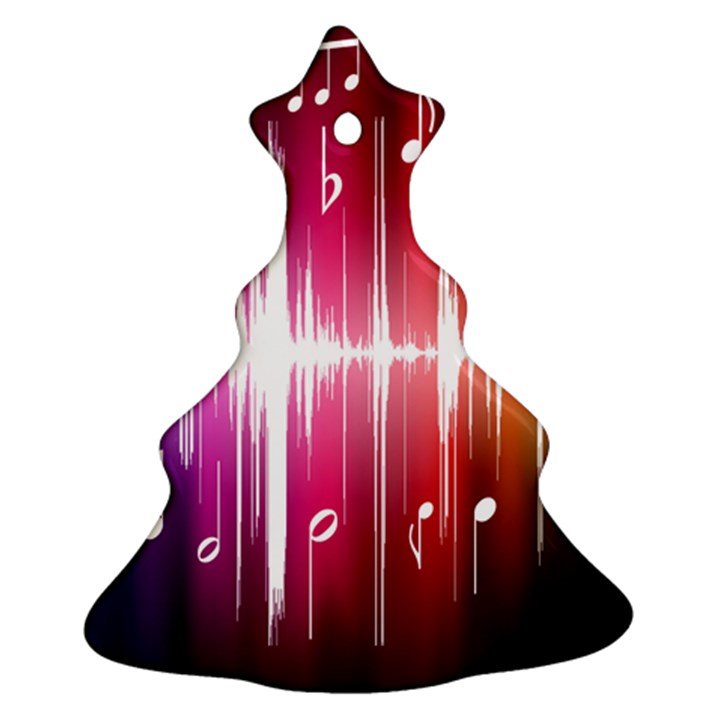 Music Data Science Line Ornament (Christmas Tree) 