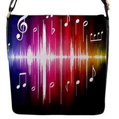 Music Data Science Line Flap Messenger Bag (s)