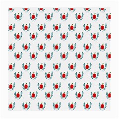 Sage Apple Wrap Smile Face Fruit Medium Glasses Cloth by Mariart