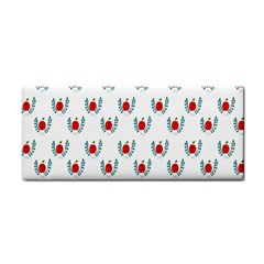 Sage Apple Wrap Smile Face Fruit Cosmetic Storage Cases by Mariart