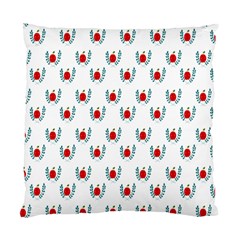 Sage Apple Wrap Smile Face Fruit Standard Cushion Case (two Sides)