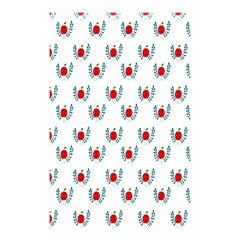Sage Apple Wrap Smile Face Fruit Shower Curtain 48  X 72  (small) 
