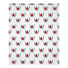 Sage Apple Wrap Smile Face Fruit Shower Curtain 60  X 72  (medium)  by Mariart