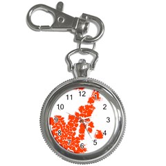 Red Spot Paint Key Chain Watches