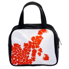 Red Spot Paint Classic Handbags (2 Sides)