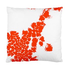 Red Spot Paint Standard Cushion Case (two Sides) by Mariart