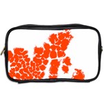 Red Spot Paint Toiletries Bags 2-Side Back