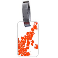 Red Spot Paint Luggage Tags (One Side) 