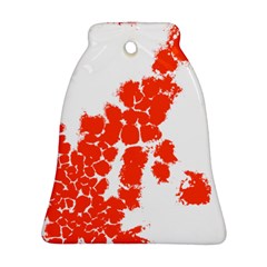 Red Spot Paint Bell Ornament (Two Sides)