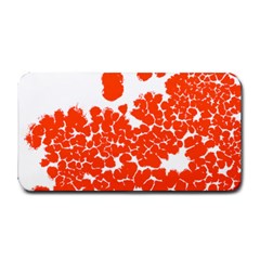 Red Spot Paint White Polka Medium Bar Mats by Mariart