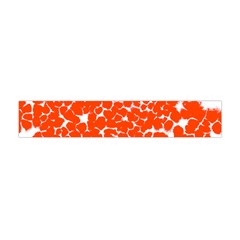 Red Spot Paint White Flano Scarf (Mini)