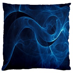 Smoke White Blue Standard Flano Cushion Case (one Side) by Mariart